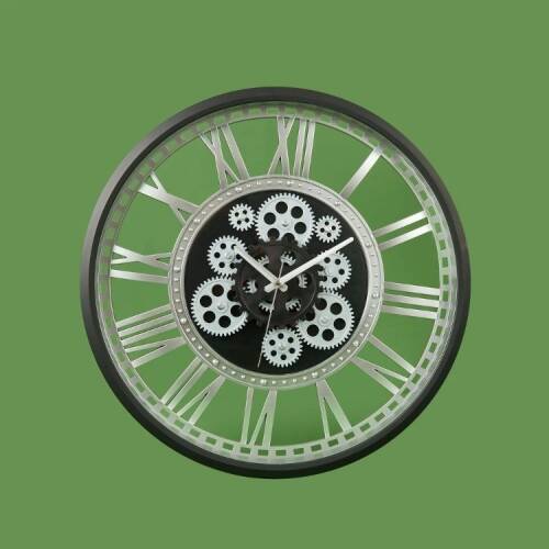 Galaxy Gear Wall Clock - Black / Grey - 50 cm - 1