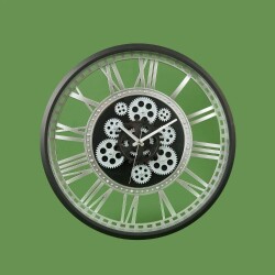Galaxy Gear Wall Clock - Black / Grey - 50 cm - 1