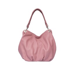 Guzini 6421 Women's Genuine Leather Shoulder Bag - Dried Rose - Vip Bags