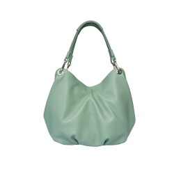 Guzini 6421 Women's Genuine Leather Shoulder Bag - Sea Green - 4