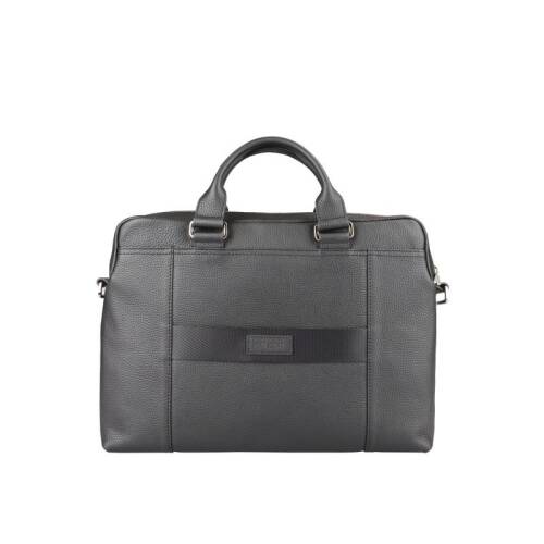 Guzini 7644 Men's Genuine Leather Briefcase - Black - 4