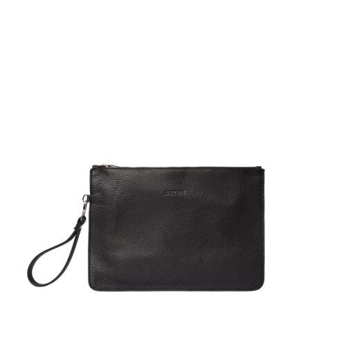 Guzini 7935 Women's Genuine Leather Shoulder Bag - Black - 4