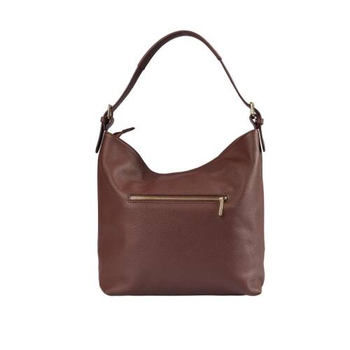 Guzini 7954 Women's Genuine Leather Shoulder Bag - Brown - 2