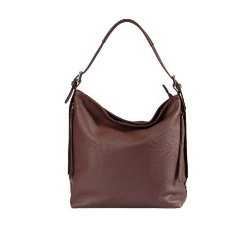 Guzini 7954 Women's Genuine Leather Shoulder Bag - Brown - 1