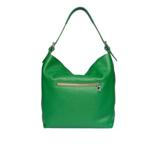 Guzini 7954 Women's Genuine Leather Shoulder Bag - Green - 3