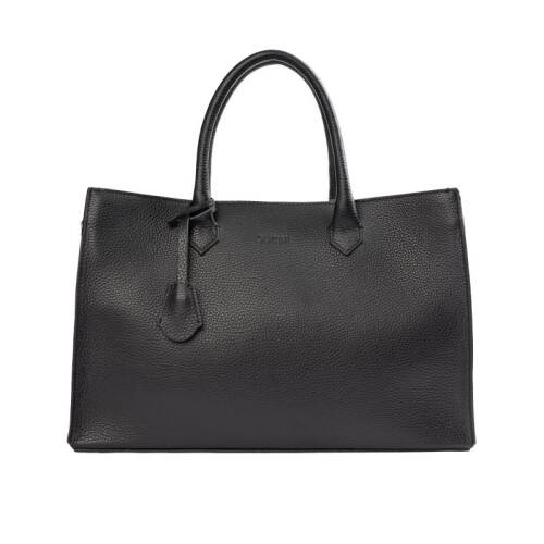 Guzini 8101 Women's Genuine Leather Handbag - Black - 1