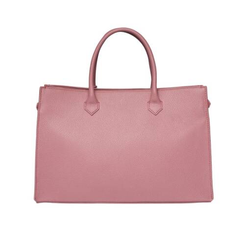 Guzini 8101 Women's Genuine Leather Handbag - Dried Rose - 3