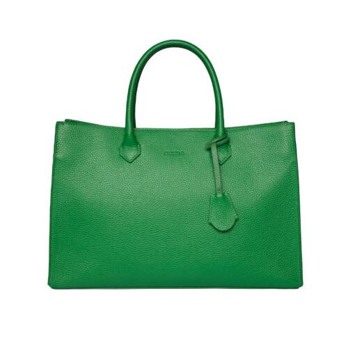 Guzini 8101 Women's Genuine Leather Handbag - Green - 1