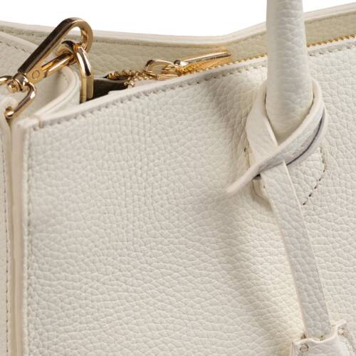 Guzini 8101 Women's Genuine Leather Handbag - White - 6