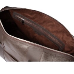 Guzini 8111 Men's Genuine Leather Handbag / Clutch - Brown - 3