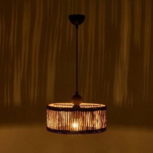 HMY Design Perdrix Handmade Chandelier - Brown / Anthracite - 13x30x30 cm - 4