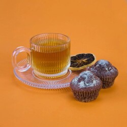 İpek Salvador 12-Piece Tea Cup Set - Transparent - 5
