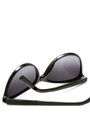 نظارات شمسية Kelly Royal سوداء أسيتات للنساء - 4