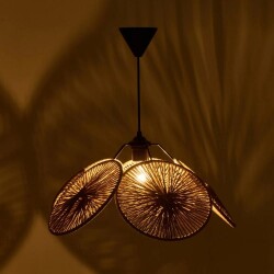 Lighting Krona Pendant - Brown - 24x48x48 cm - 3