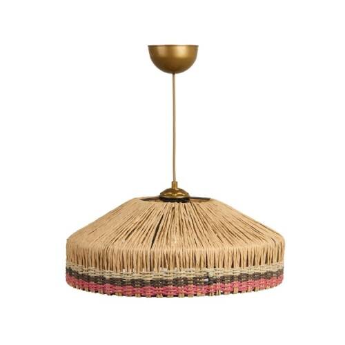 Lighting Mara Pendant - Brown / Colorful - 20x41x41 cm - 2