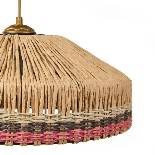 Lighting Mara Pendant - Brown / Colorful - 20x41x41 cm - 4