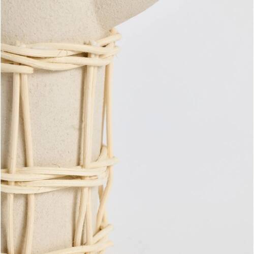 Maisonord Cylindrical Natural Woven Ceramic Vase - Beige - 28 cm - 3