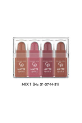 Matte Lipstick Mini - MIX 1 - Vip Beauty