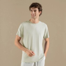 Men's Crew Neck Cotton Insenco T-Shirt Light Green - Vip Clothing