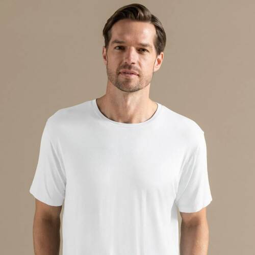 Men's Crew Neck Cotton Insenco T-Shirt White - 3