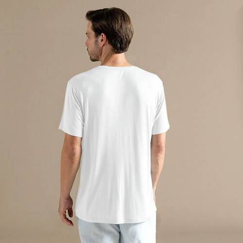 Men's Crew Neck Cotton Insenco T-Shirt White - 4