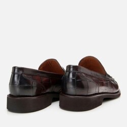 Men's Leather Brown Lightweight Sole Classic Loafer - 6