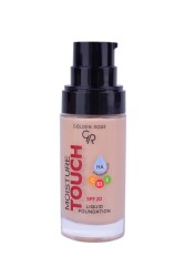 Moisture Touch Liquid Foundation - 102 - Medium Coverage Foundation 30 ml - Vip Beauty