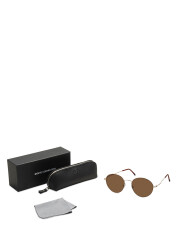 Nasakid Gold Titanium Unisex Sunglasses - 3