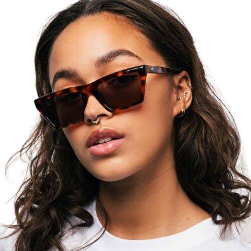 New Corey Acetate Brown Unisex Sunglasses - 4