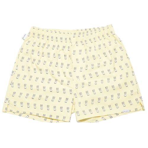 Patterned Men's Home Shorts – Lama - 1