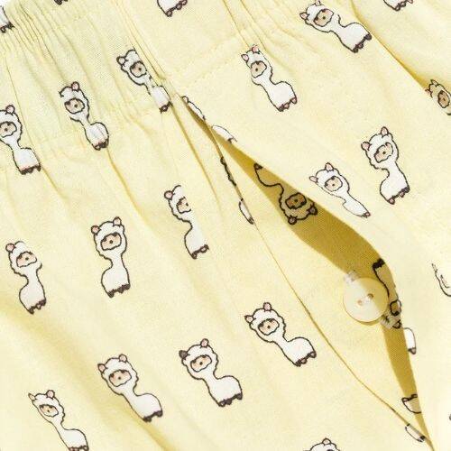 Patterned Men's Home Shorts – Lama - 4