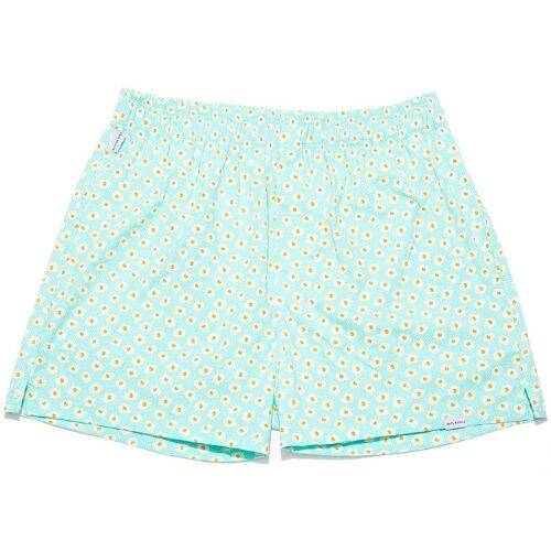 Patterned Men's Home Shorts – Sunny Side Up - 1