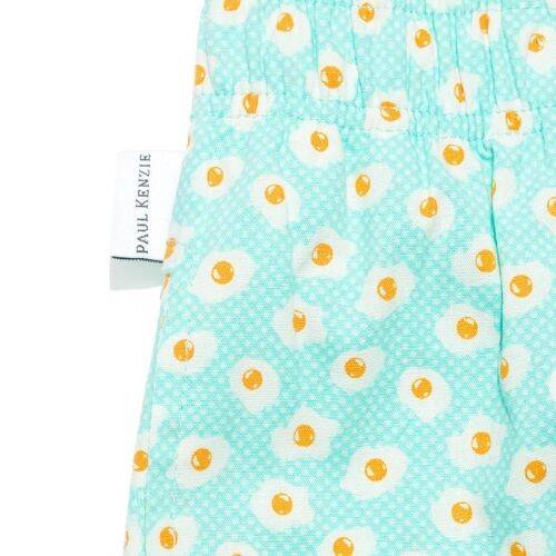 Patterned Men's Home Shorts – Sunny Side Up - 3