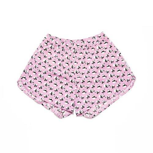 Patterned Women's Home Shorts – Chilly Panda - 1