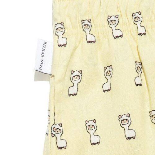 Patterned Women's Home Shorts – Lama - 3