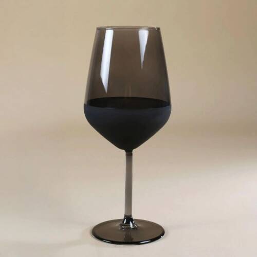 Rakle Matte 4-Piece Stemmed Glass Set - Black - 490 ml - 3