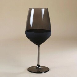 Rakle Matte 4-Piece Stemmed Glass Set - Black - 490 ml - 3