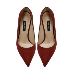 ROVASO 5PR Burgundy Women's High Heels - 5