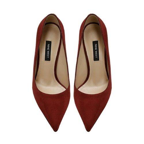 ROVASO 5PR Burgundy Women's High Heels - 5