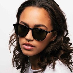 Sean Acetate Black Grey Unisex Sunglasses - 2