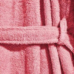 Soft Anvers Organic Cotton Women's Bathrobe - Rose Pink - L / XL - 3