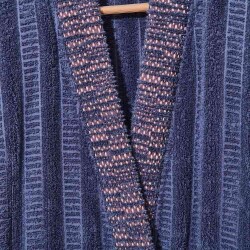 Soft Sun Madness Organic Cotton Unisex Bathrobe - Blue - L/XL - 2