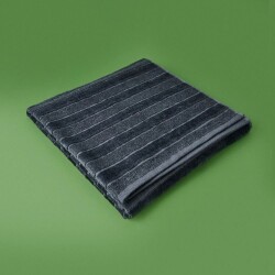 Soft Velvet Organic Cotton Bath Towel - Anthracite - 70x140 cm - 2