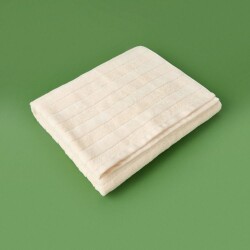 Soft Velvet Organic Cotton Bath Towel - Ecru - 70x140 cm - 2