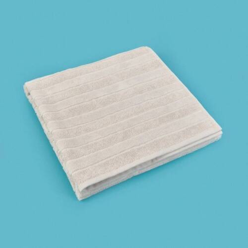 Soft Velvet Organic Cotton Bath Towel - Grey - 70x140 cm - 2