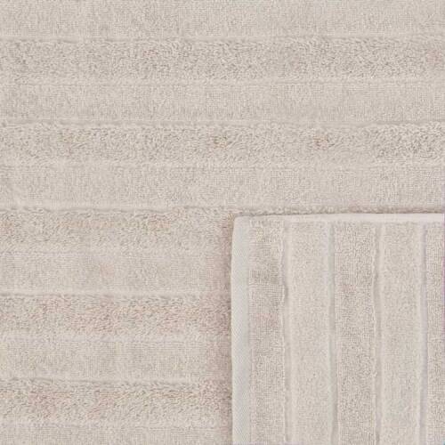 Soft Velvet Organic Cotton Bath Towel - Grey - 70x140 cm - 4