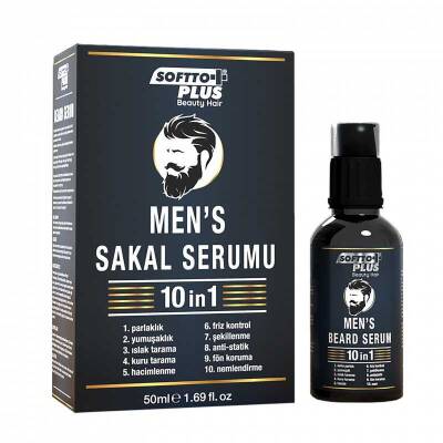 Softto Plus 1Oin1 Mens Beard Serum - 1