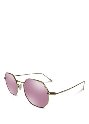 Soho Large Steel Pink Mirrored Sunglasses - 2