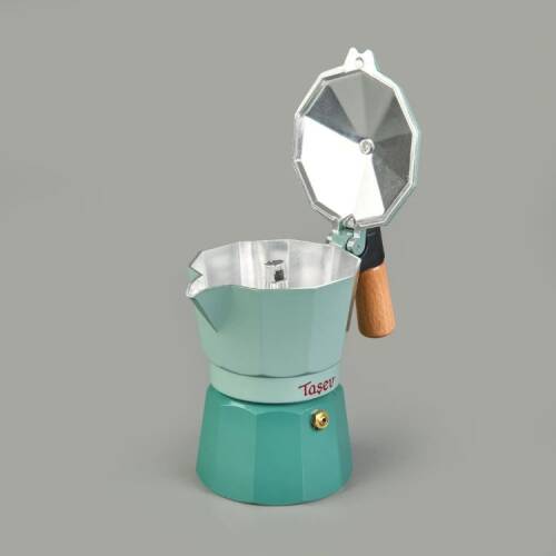 Taşev Garen 3-Cup Moka Pot - Green - 130 ml - 3