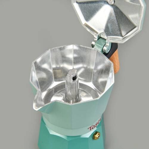 Taşev Garen 3-Cup Moka Pot - Green - 130 ml - 4